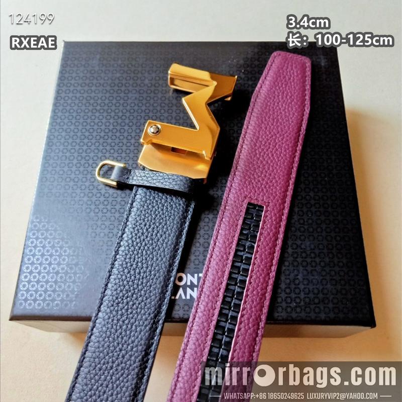 Montlanc belt 34mmX100-125cm 8L13