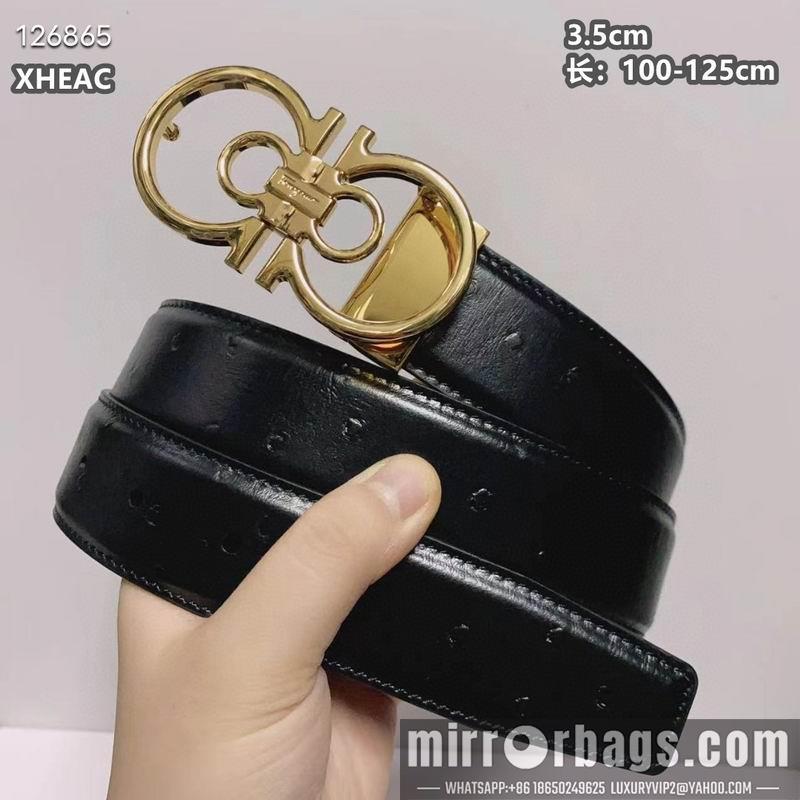 Ferragamo belt 35mmX100-125cm 8L91