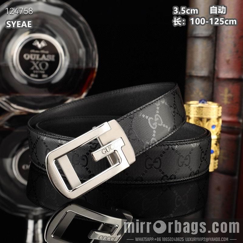 Gucci belt 35mmX100-125cm 8L20