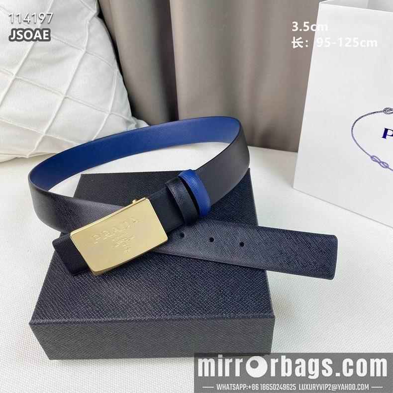Prada belt 35mmX95-125CM 8L22