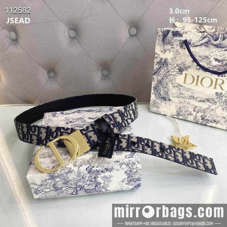 Dior belt 30mmX95-125cm 8L11