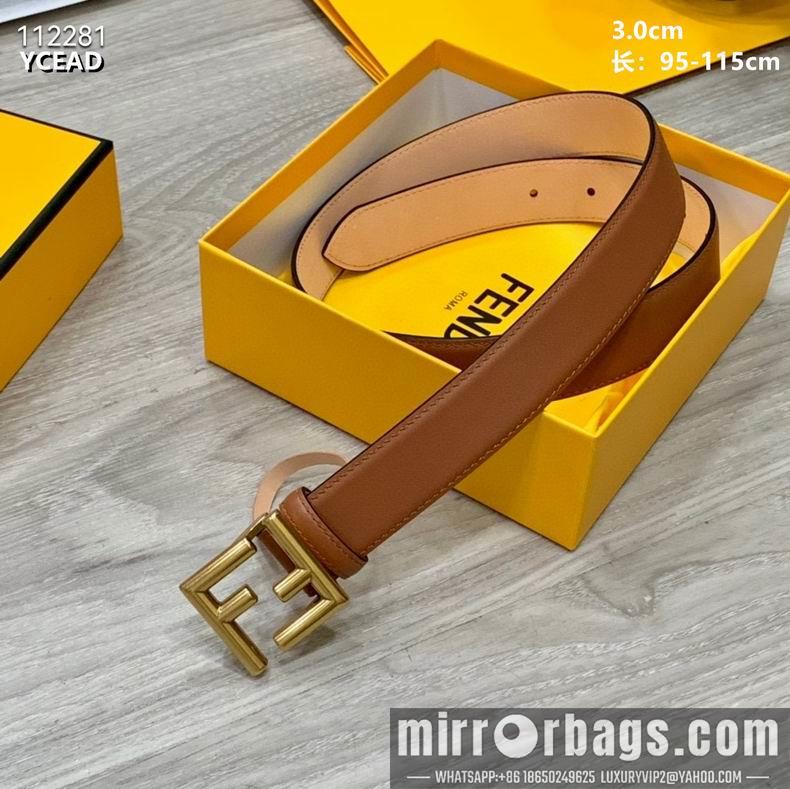 Fendi Belt 30mmX95-115cm 8L08