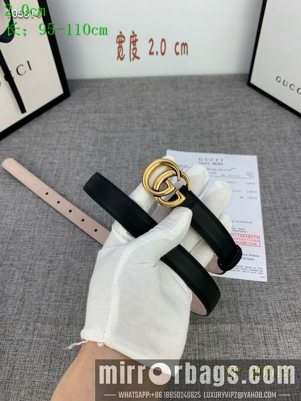 Gucci belt 20mm 95-110cm 8L01