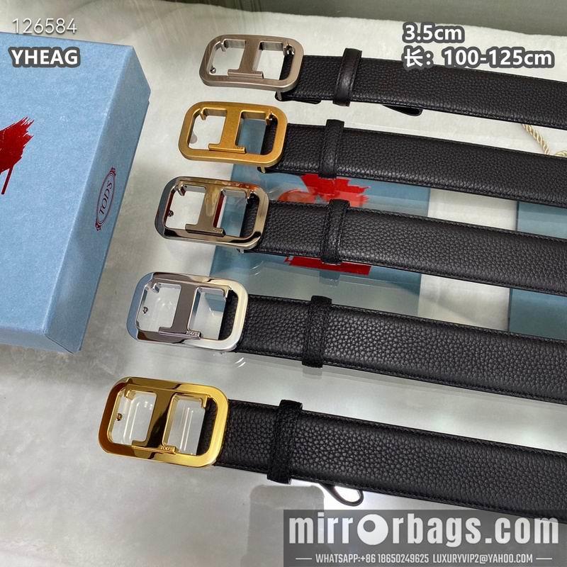 Tod's belt 35mmX100-125cm 8L04
