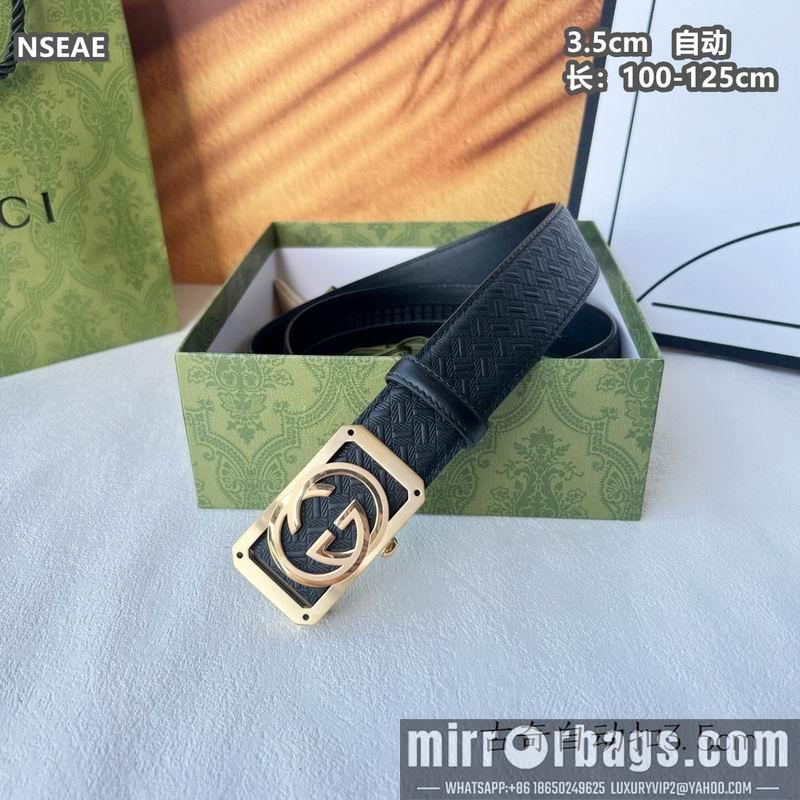 Gucci belt 35mmX100-125cm 8L92