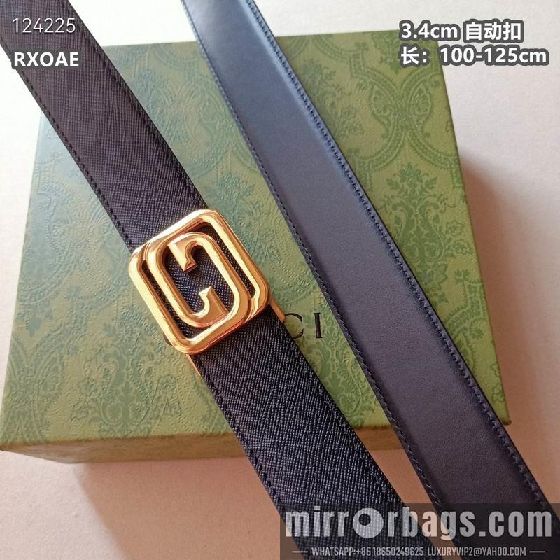 Gucci belt 34mmX100-125cm 8L21