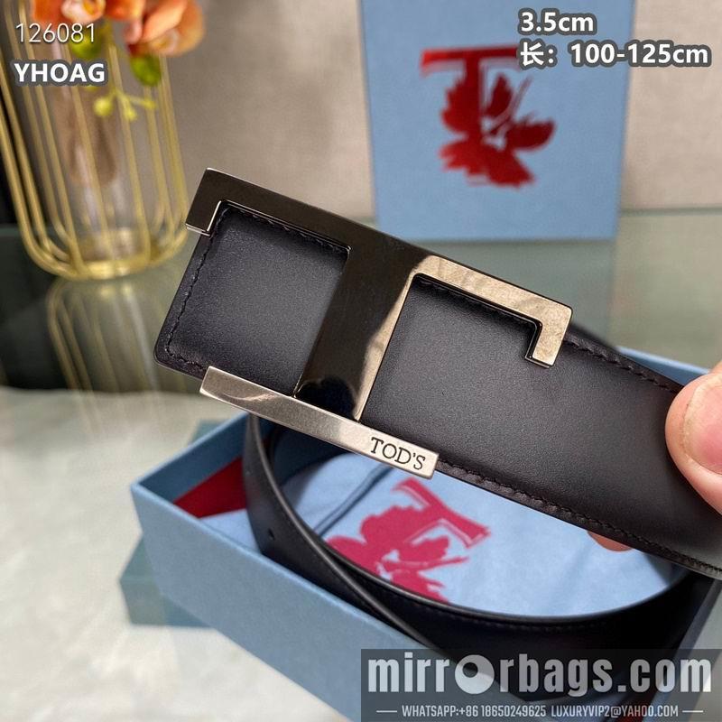 Tod's belt 35mmX100-125cm 8L06