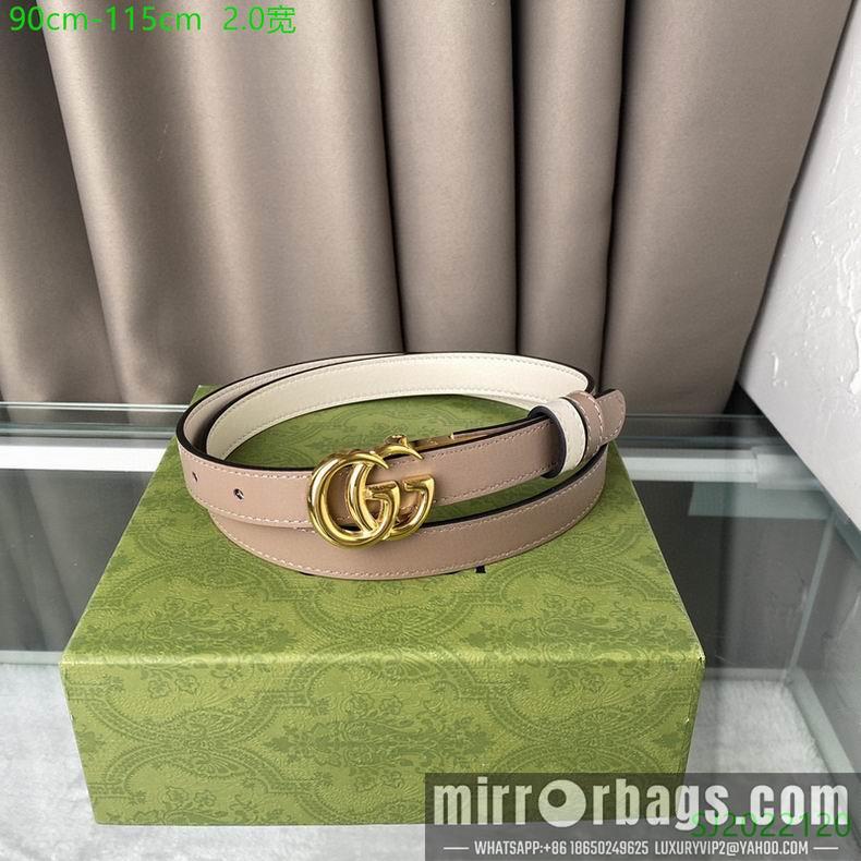 Gucci Belt 20mmX90-115cm 7D01
