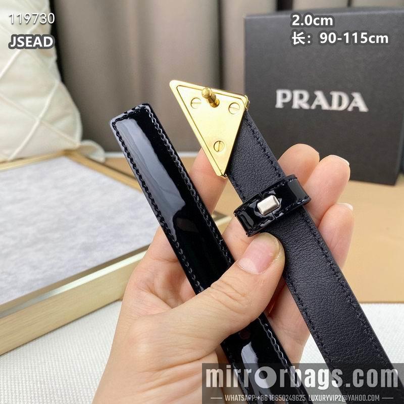 Prada belt 20mmX90-115cm 8L040801