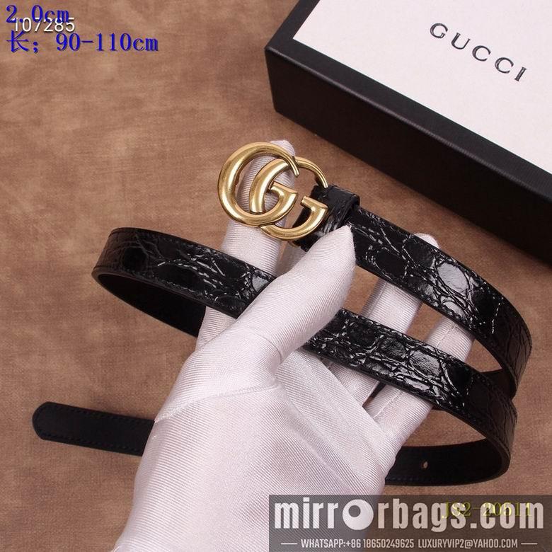 Gucci belt 20mm 90-110cm 8L03