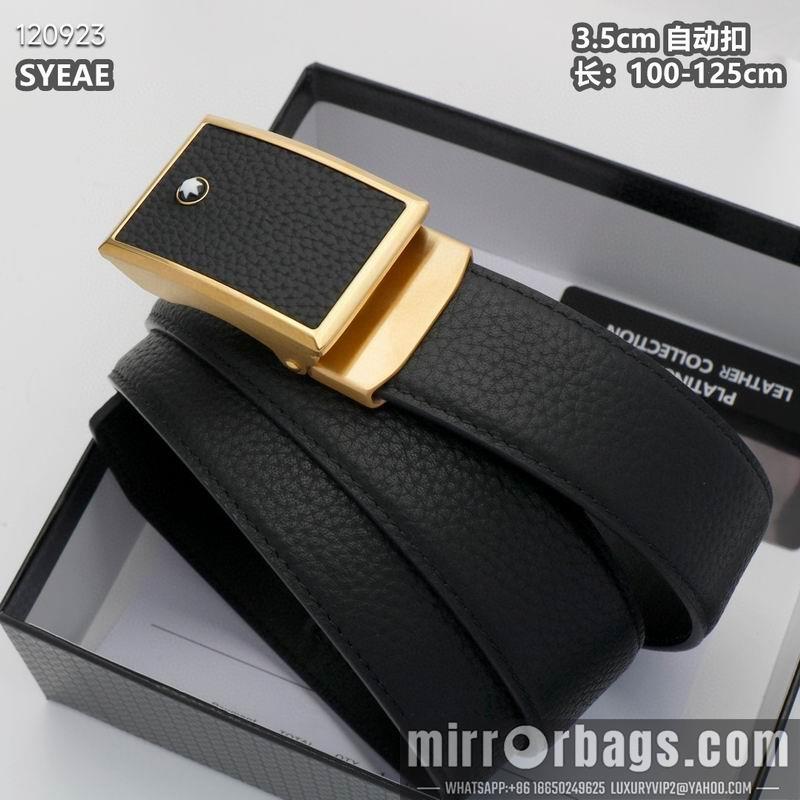 Montblanc belt 自动扣 35mmX100-125cm 8L072010