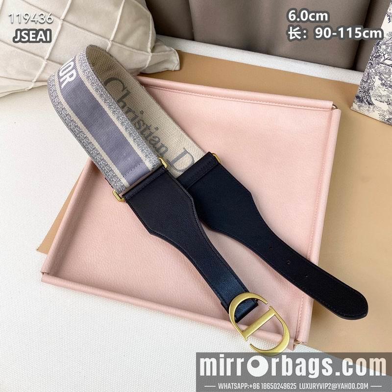 Dior belt 60mmX90-115cm 8L040801