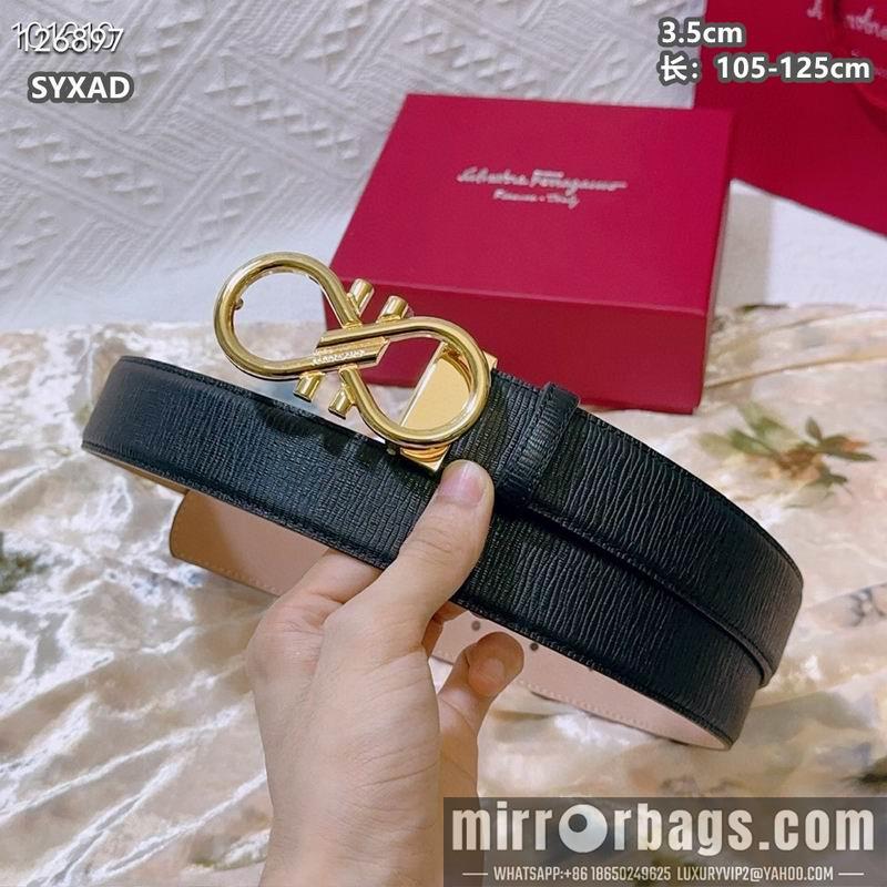 Ferragamo belt 35mmX105-125cm 8L94