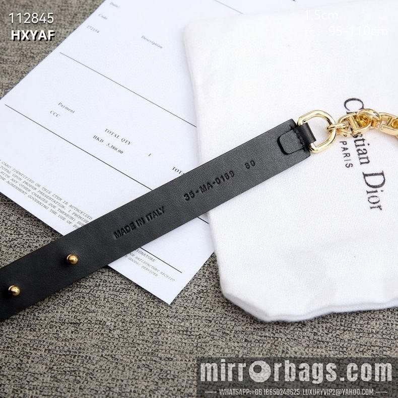 Dior belt 15mmX95-110cm 8L04