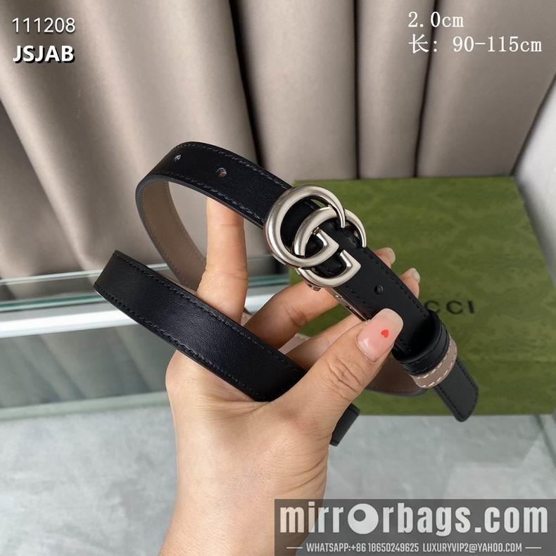 Gucci Belt 20mm 90-115cm 8L01