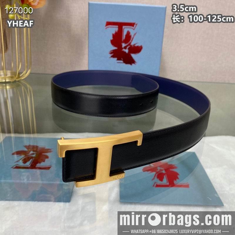 TOD's belt 35mmX100-125cm 8L10