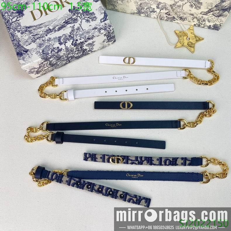 Dior belt 15mmX95-110cm 7D02