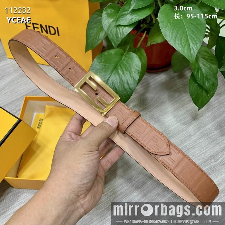 Fendi Belt 30mmX95-115cm 8L09