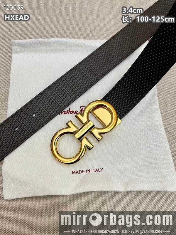Ferragamo belt 35mmX100-125cm 8L072013