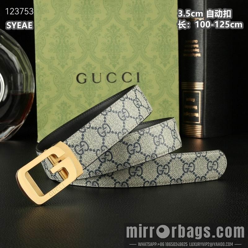 Gucci belt 35mmX100-125cm 8L57