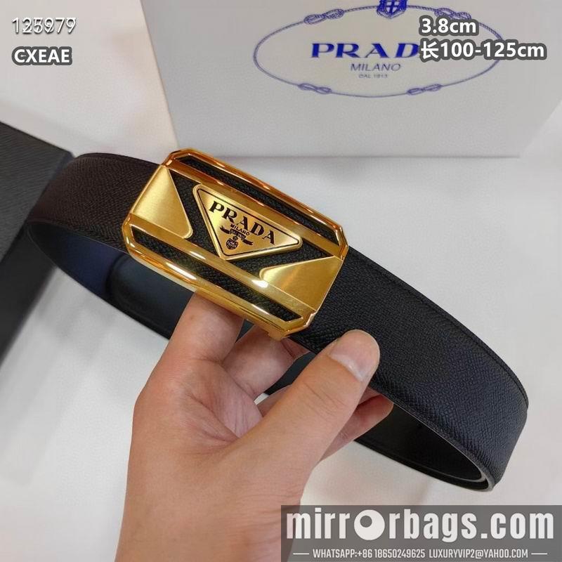 Prada belt 38mmX100-125cm 8L02