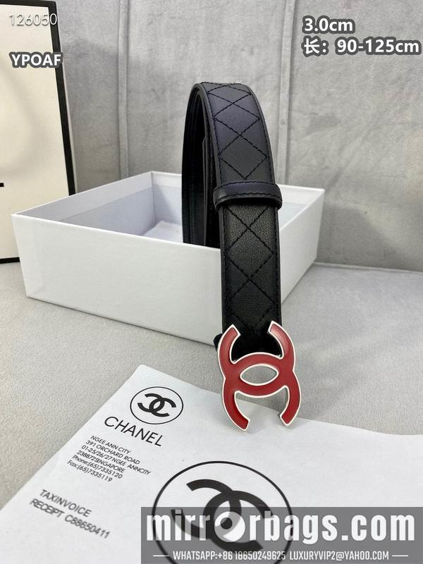 Chanel belt 30mmX90-125cm 8L12