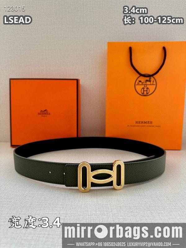 Hermes belt 34mmX100-125cm 8L07