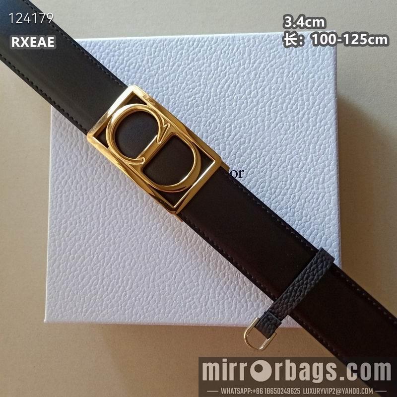 Dior belt 34mmX100-125cm 8L05