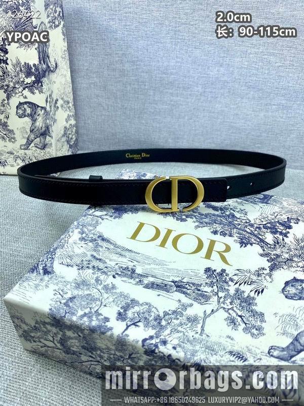 Dior belt 20mmX90-115cm 8L01