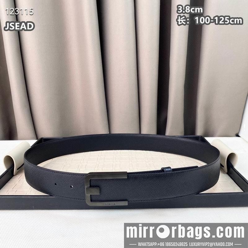 Prada belt 38mmX100-125cm 8L06