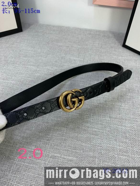 Gucci belt 20mm 95-115cm 8L02