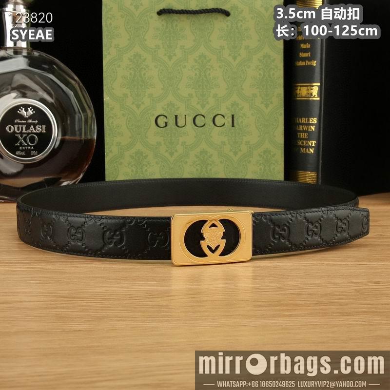 Gucci belt 35mmX100-125cm 8L48