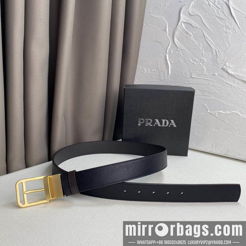 Prada belt 35mmX95-125cm 7D02