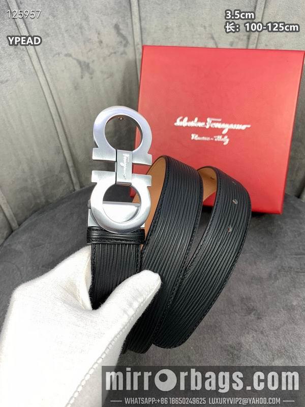 Ferragamo belt 35mmX100-125cm 8L26