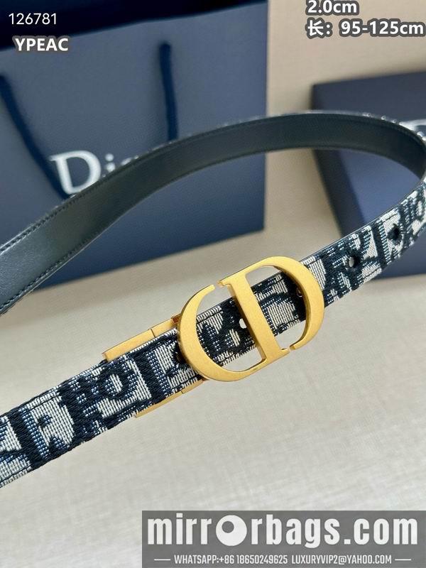 Dior belt 20mmX95-125cm 8L22