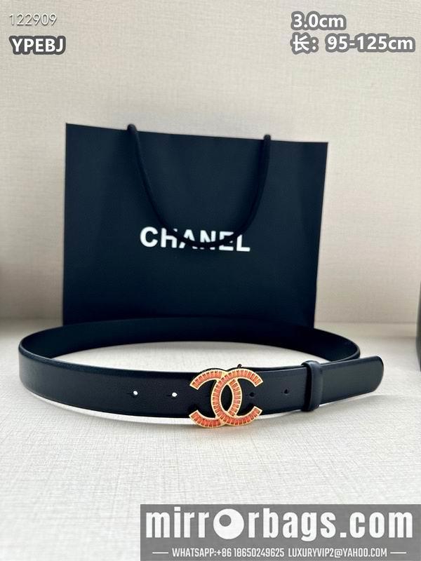 Chanel belt 30mmX95-125cm 8L26