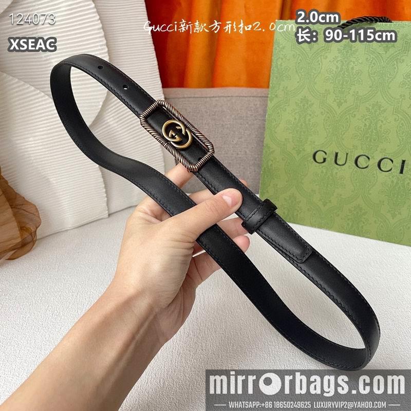 Gucci belt 20mmX90-115cm 8L20