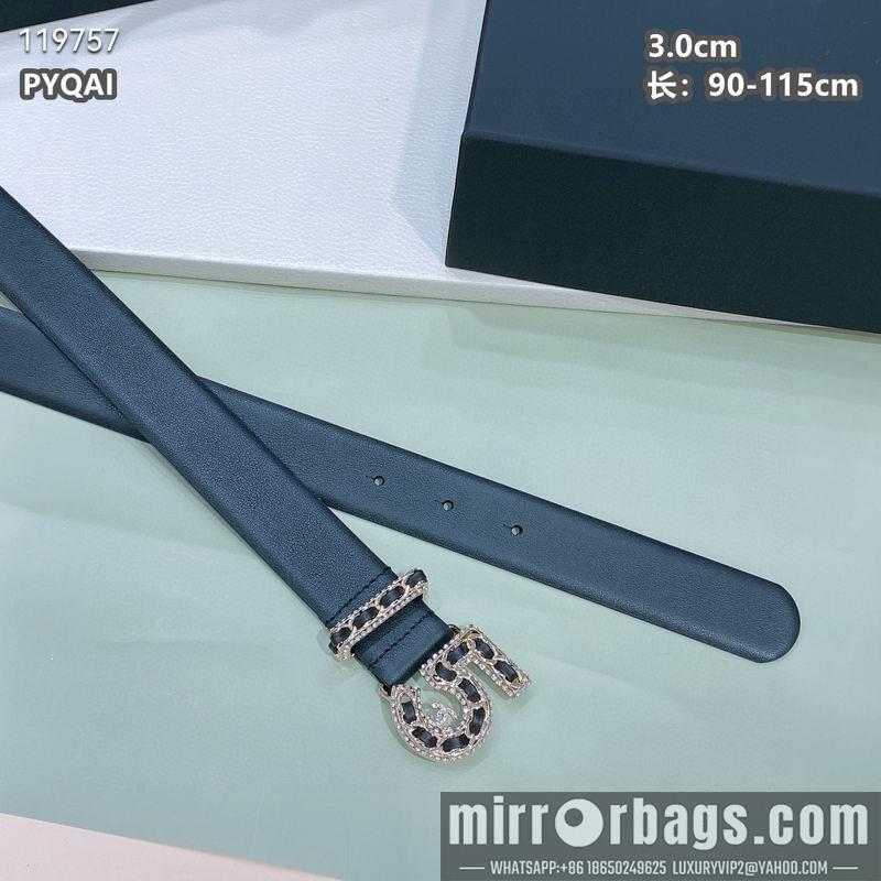 Chanel belt 30mmX90-115cm 8L040804