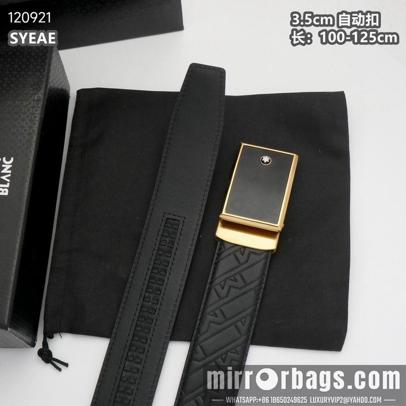Montblanc belt 自动扣 35mmX100-125cm 8L072007