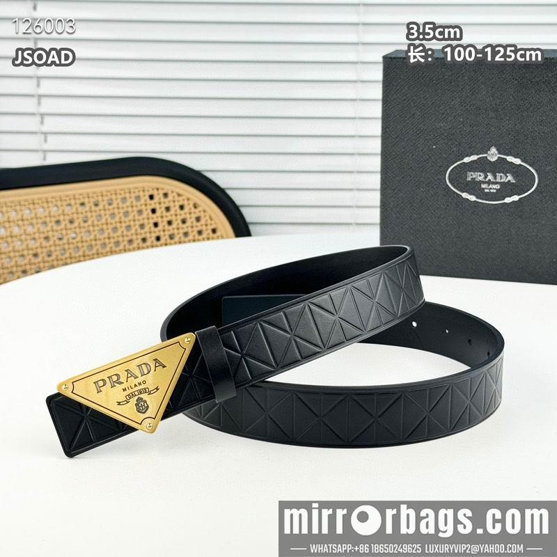 Prada belt 35mmX100-125cm 8L36
