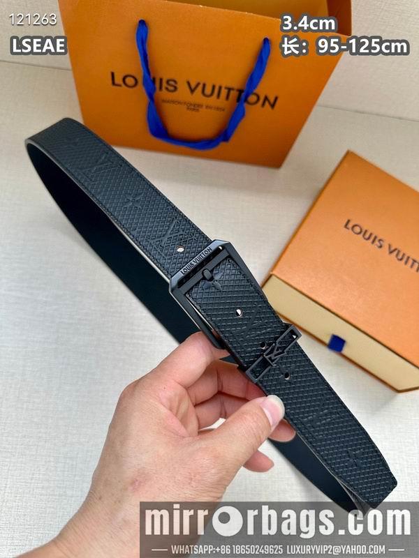 LV belt 34mmX95-125cm 8L28