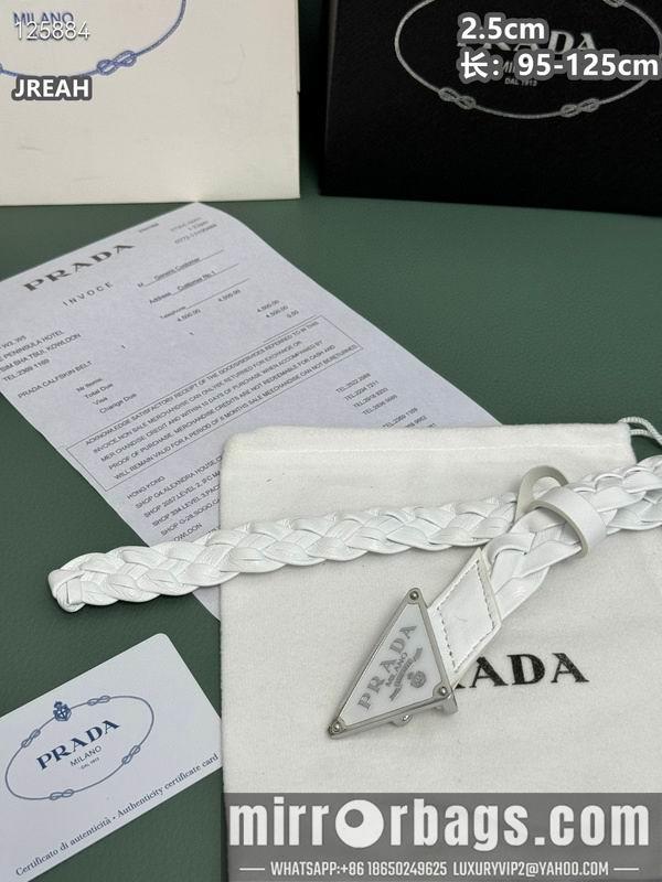 Prada belt 25mmX95-125cm 8L01