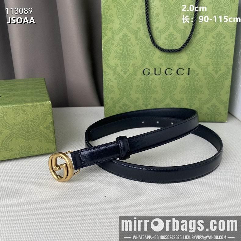Gucci belt 20mmX95-115cm 8L05