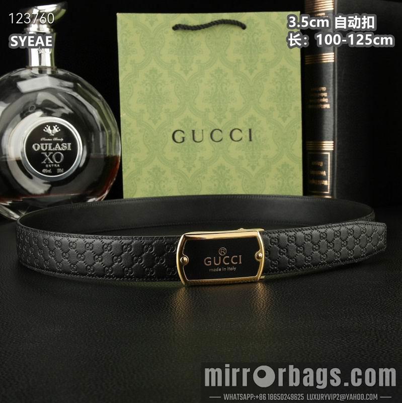 Gucci belt 35mmX100-125cm 8L50