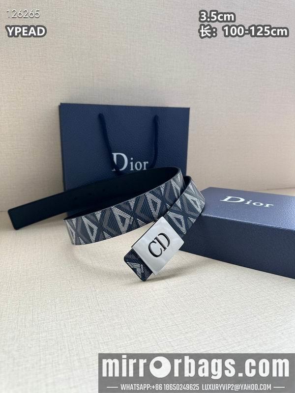 Dior belt 35mmX100-125cm 8L28
