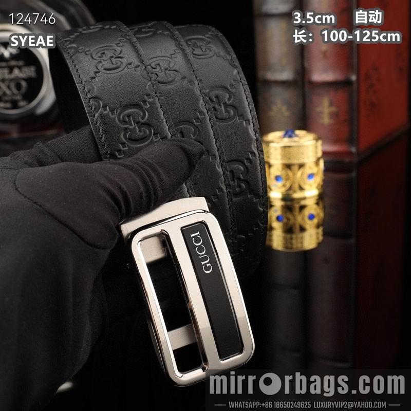 Gucci belt 35mmX100-125cm 8L28