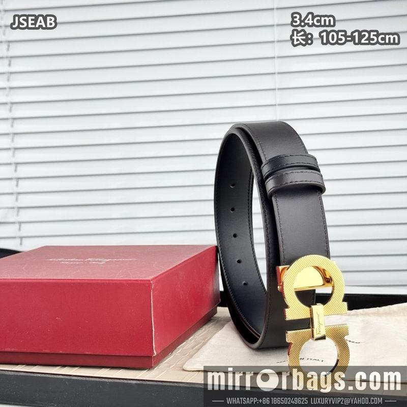 Ferragamo belt 34mmX105-125cm 8L12