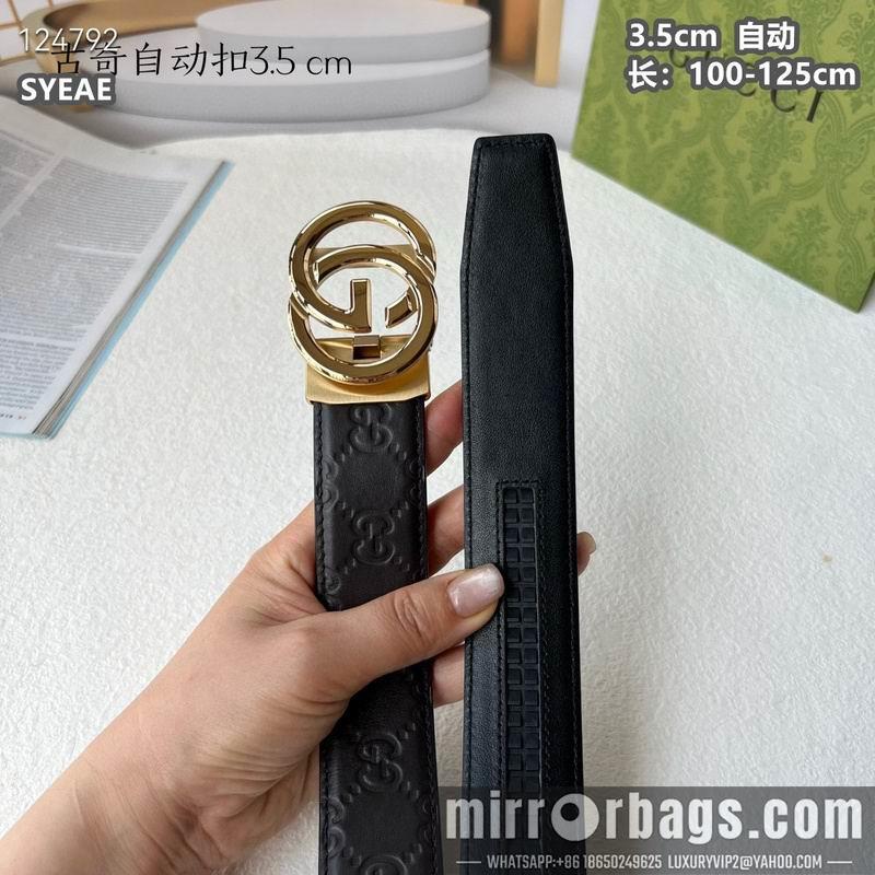 Gucci belt 35mmX100-125cm 8L17