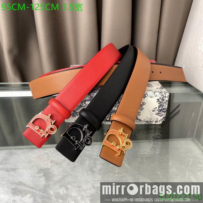Dior belt 35mmX95-125cm 7D14