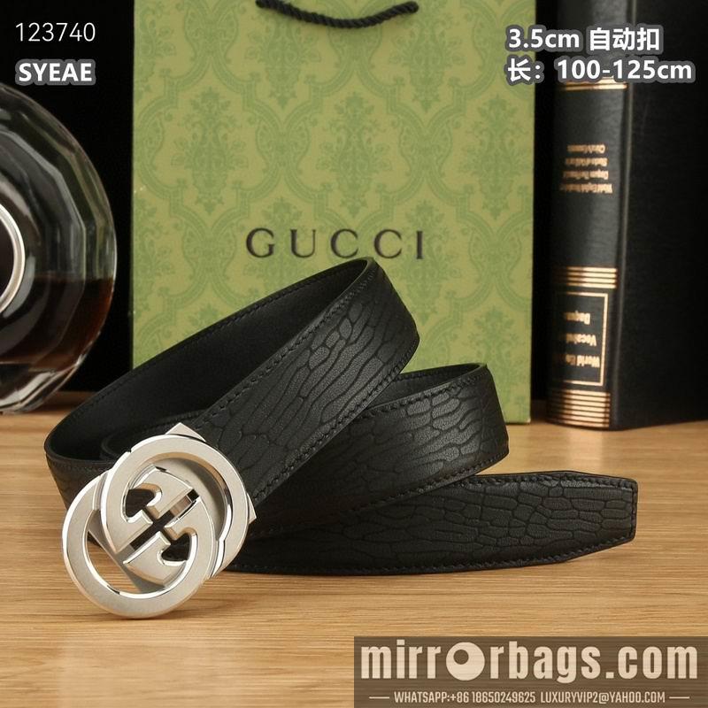 Gucci belt 35mmX100-125cm 8L58